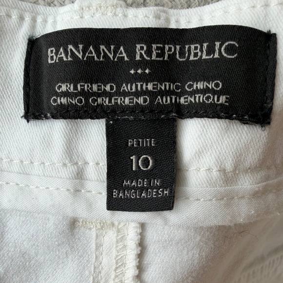 ✨ Banana Republic Girlfriend Authentic Chino – White (Petite 10) ✨ - Picture 3 of 3
